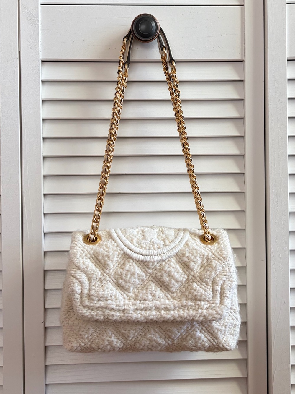 Tory Burch Fleming Boucle Shoulder Bag/Crossbody